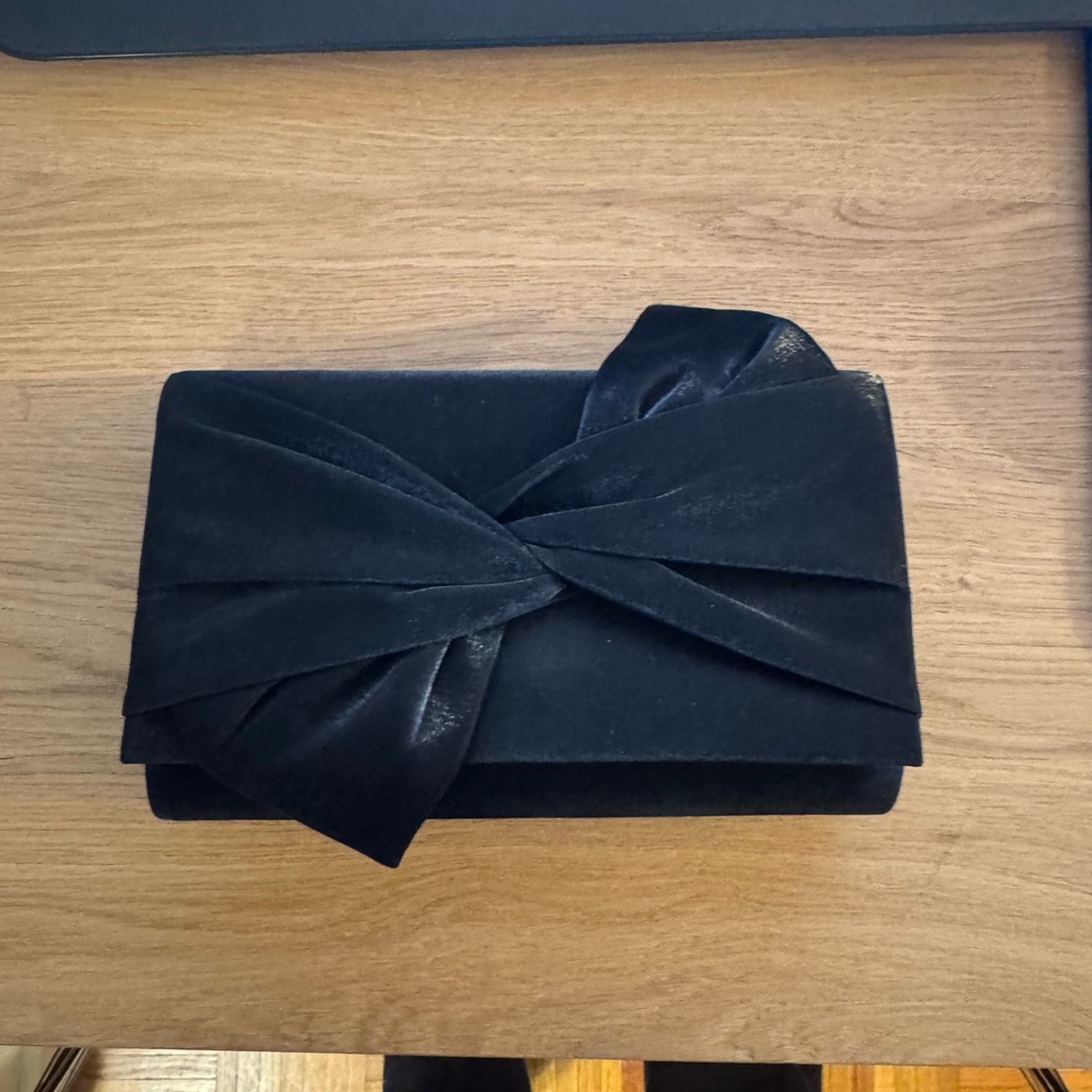Black Bow Clutch